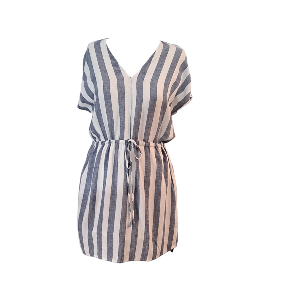 Rails Wren Seattle Stripe Dress Blue/White Size Small